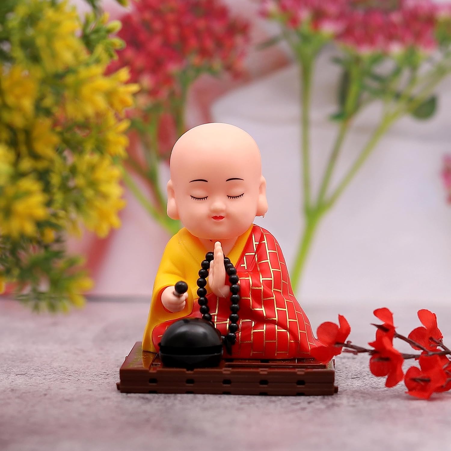 Solar Powered Sitting Buddha Statue, Moving Head and Hand (1 Pc / Big) Solar Powered Sitting Buddha Statue, Moving Head and Hand (1 Pc / Big)
